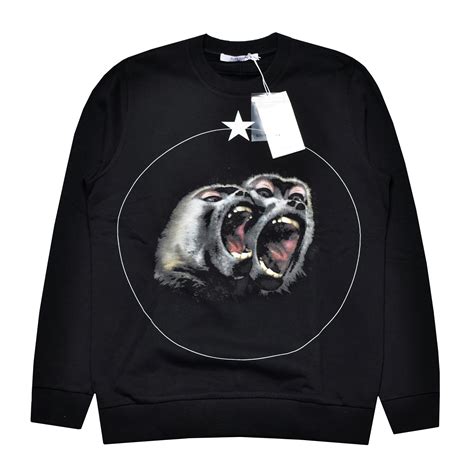 givenchy monkey brothers sweatshirt blue|Givenchy Blue Monkey Brothers Sweatshirt .